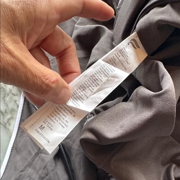 Fabletics Sport Short Onesie Charcoal Romper Women’s size Medium. - Picture 15 of 16